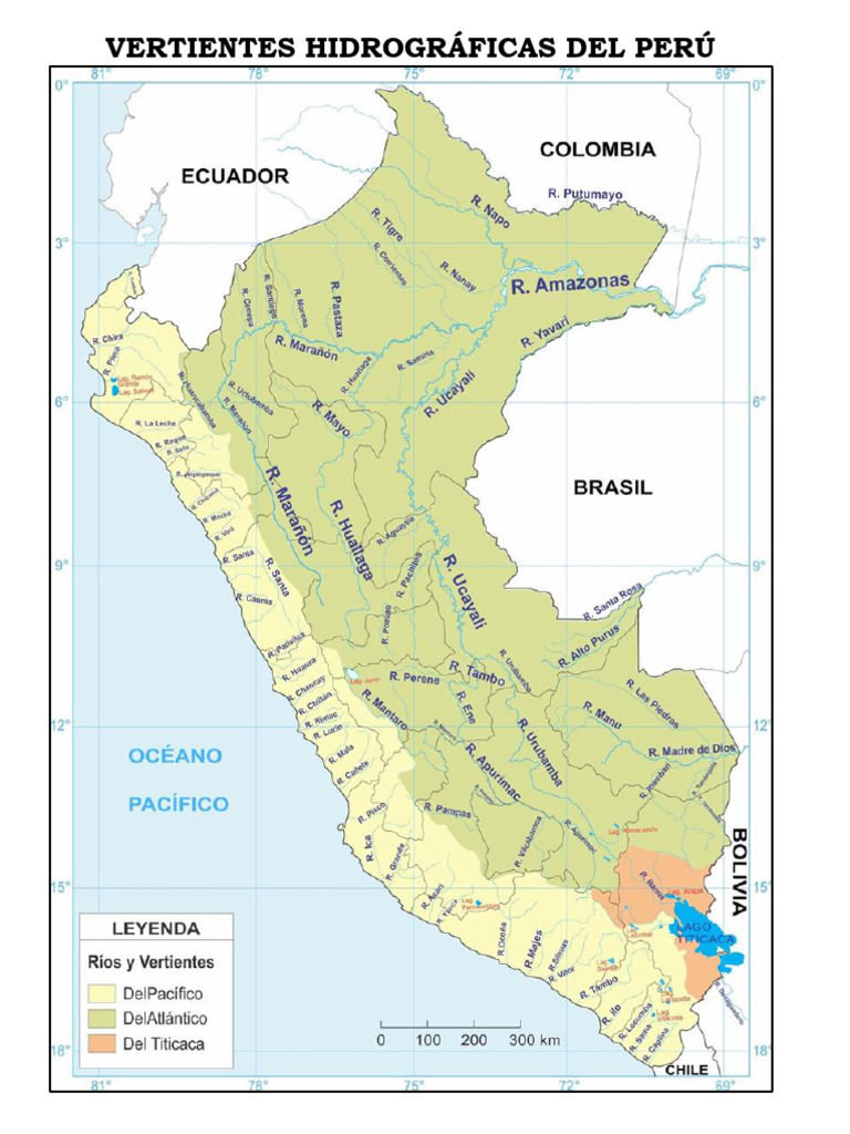 Vertiente Del Pacífico | PDF | Río | Cuenca de drenaje