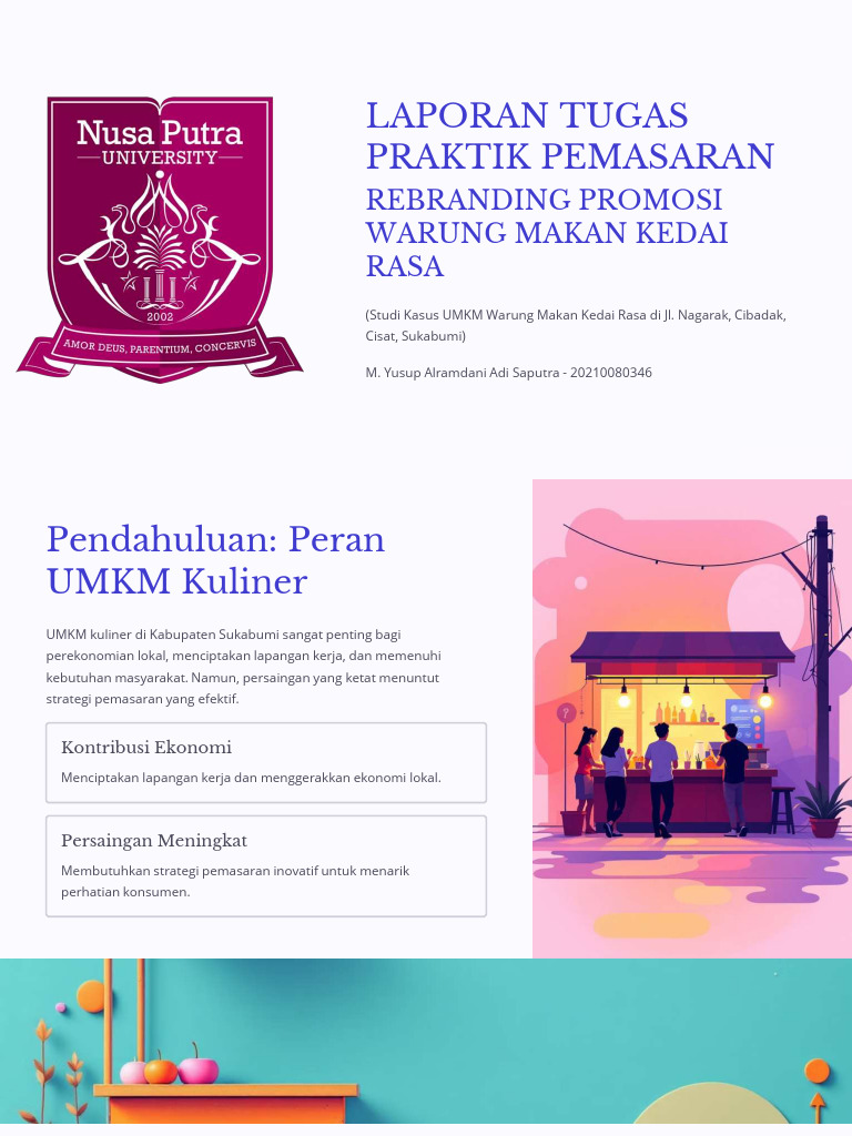 Rebranding Warung Makan Kedai Rasa | PDF
