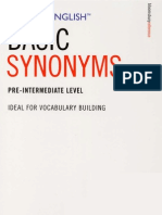 Basic Synonyms~Pre-Intermediate Level (Easier English) [2004]
