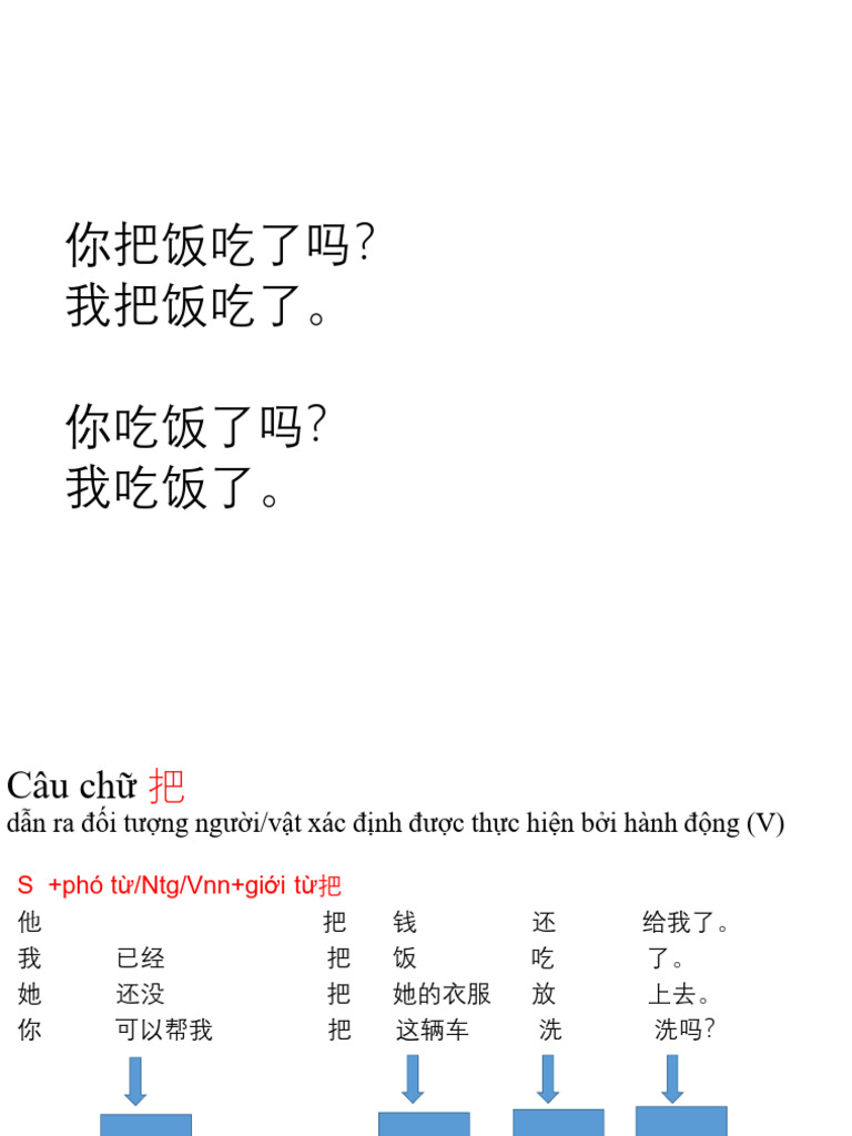 Câu Chữ 把 GV Hoàng Tố Nguyên | PDF