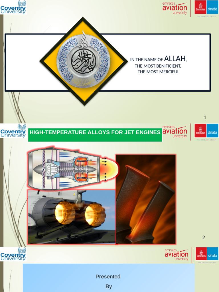 High-Temperature Alloys for Jet Engines | PDF | Creep (Deformation ...