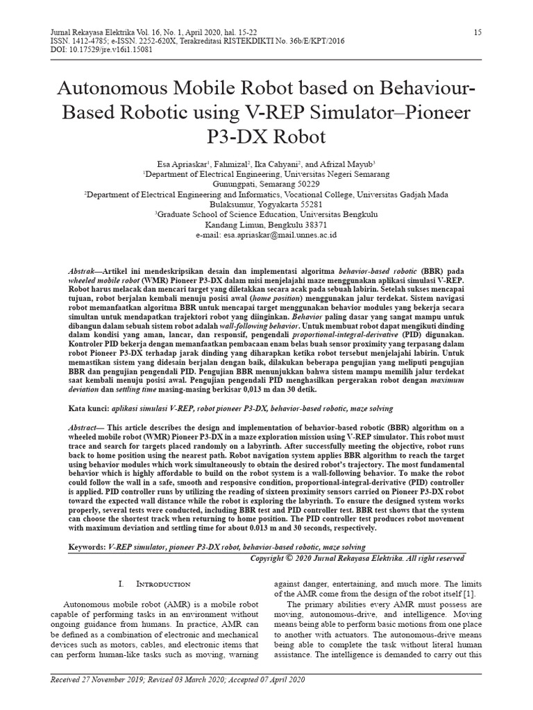 Behavior-Based Robotics in Maze Navigation | PDF | Robot | Robotics