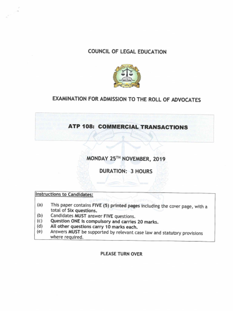 Commercial Nov 2019 | PDF