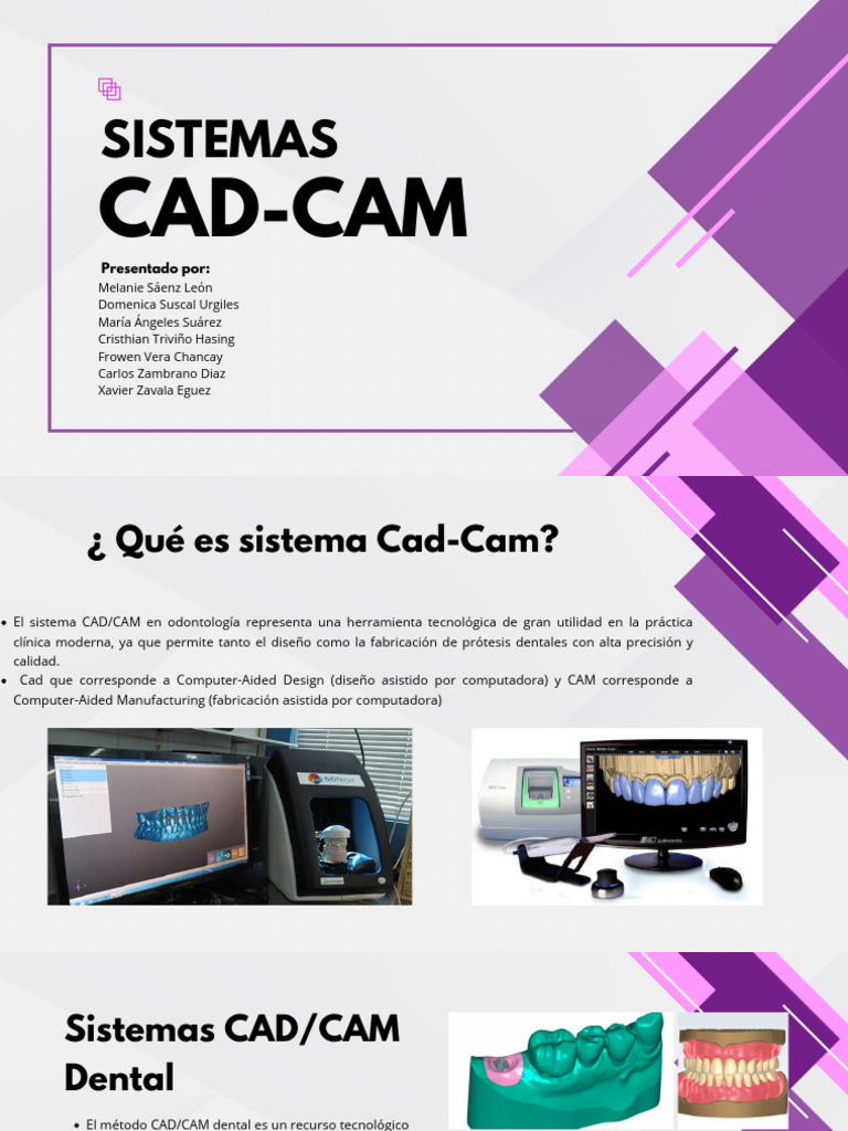 Ventajas del Sistema CAD/CAM Dental | PDF | Diseño asistido por ...