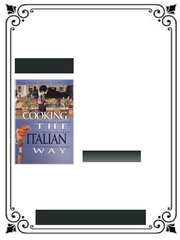 Cooking the Italian Way Revised and Expanded to Include New Low Fat and ...