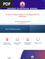 CKT-UTAS Student MIS User Guide | PDF | Menu (Computing) | Password