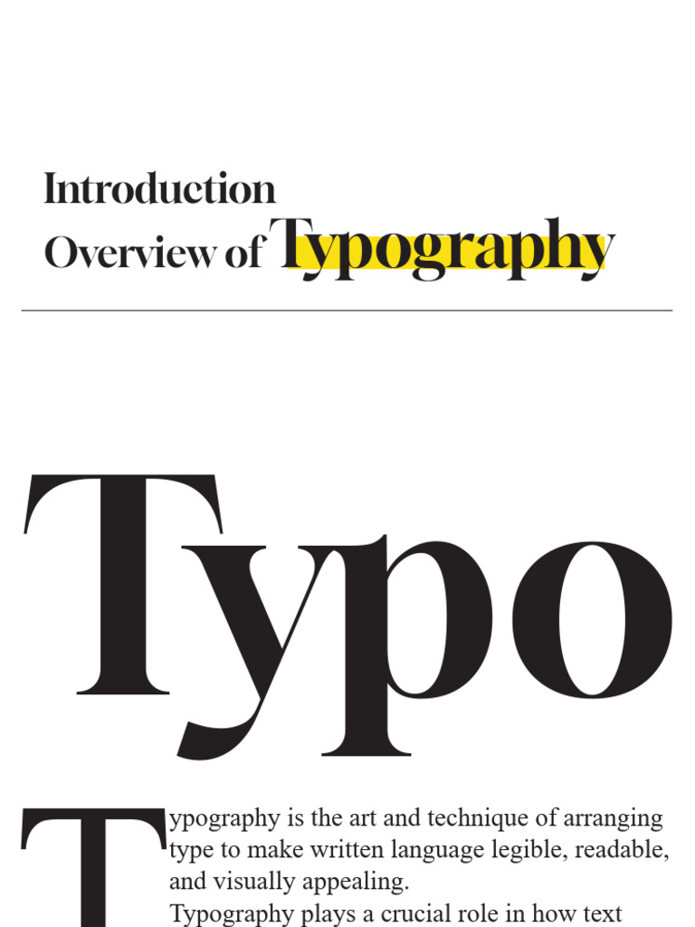 History and Evolution of Typography | PDF | Typography | Typefaces