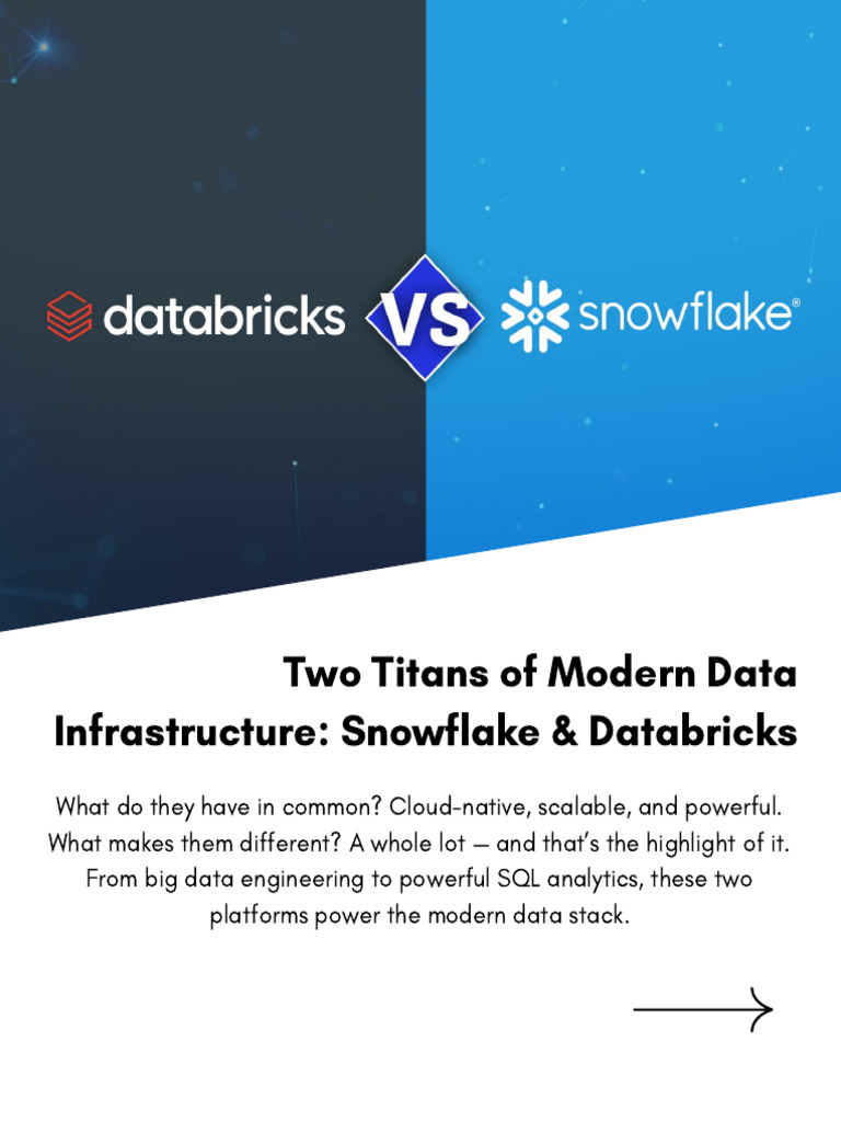 Databricks vs. Snowflake: Key Differences | PDF | Apache Spark ...