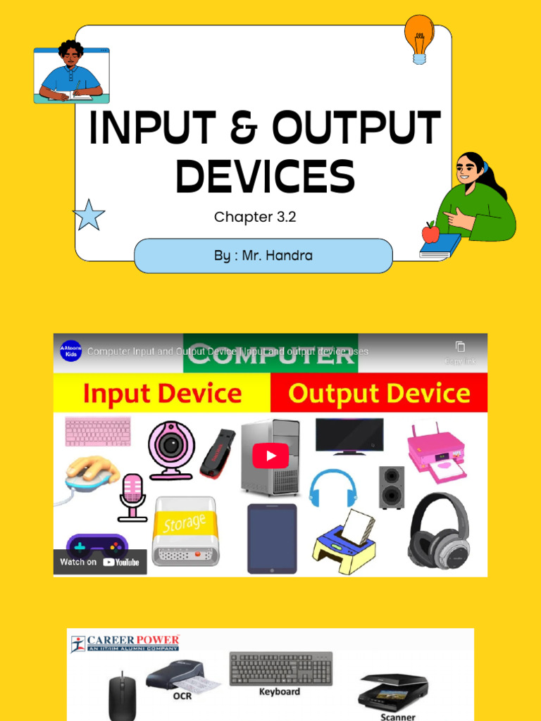 CH3_2 - Input & Output Devices | PDF | Sensor | Touchscreen