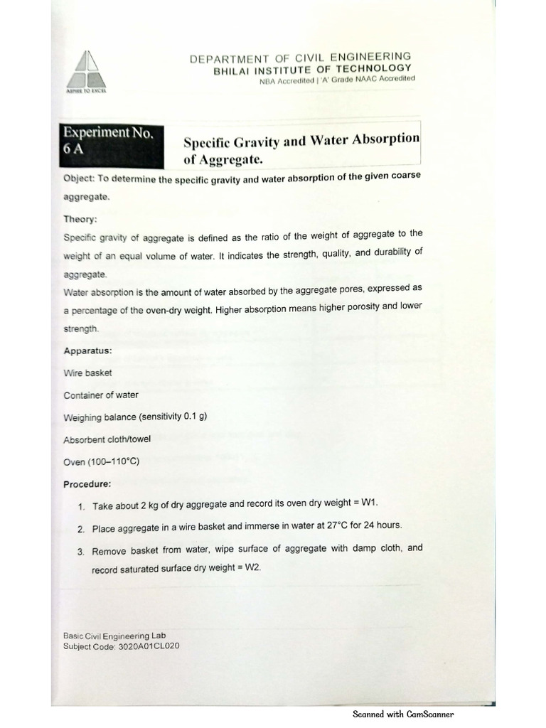 Civil Lab | PDF