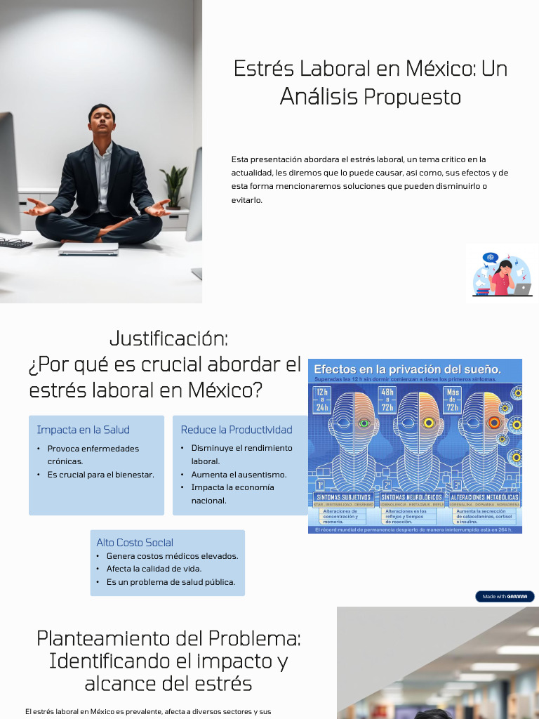 Estrés Laboral en México: Causas y Soluciones | PDF | Estrés (biología ...