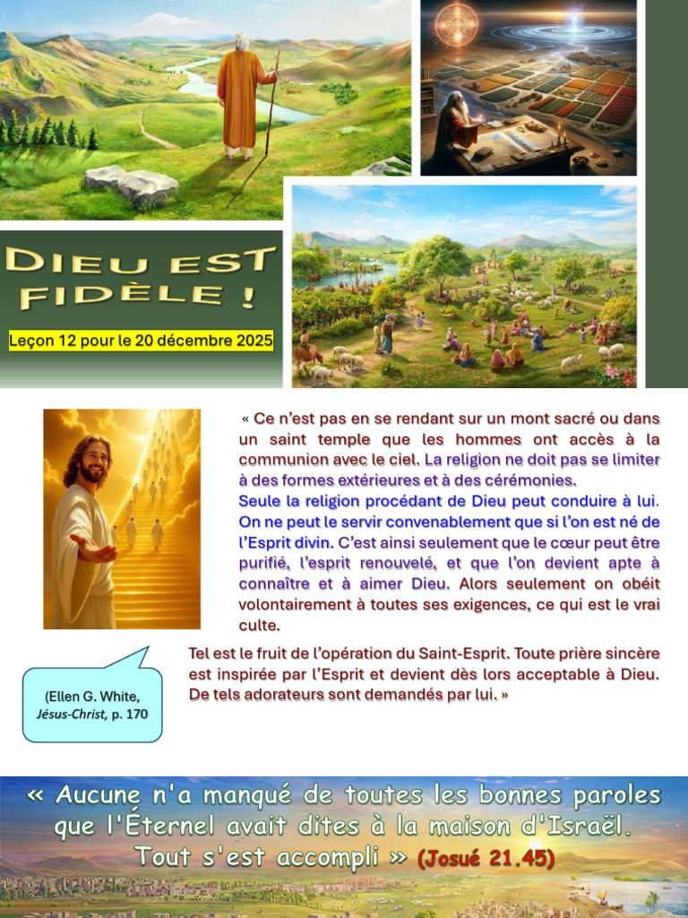 La fidélité de Dieu et notre obéissance | PDF | Dieu | Amour