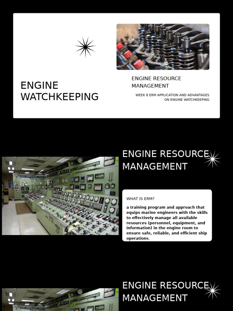 Engine Resource Management in Watchkeeping | PDF | Leadership ...