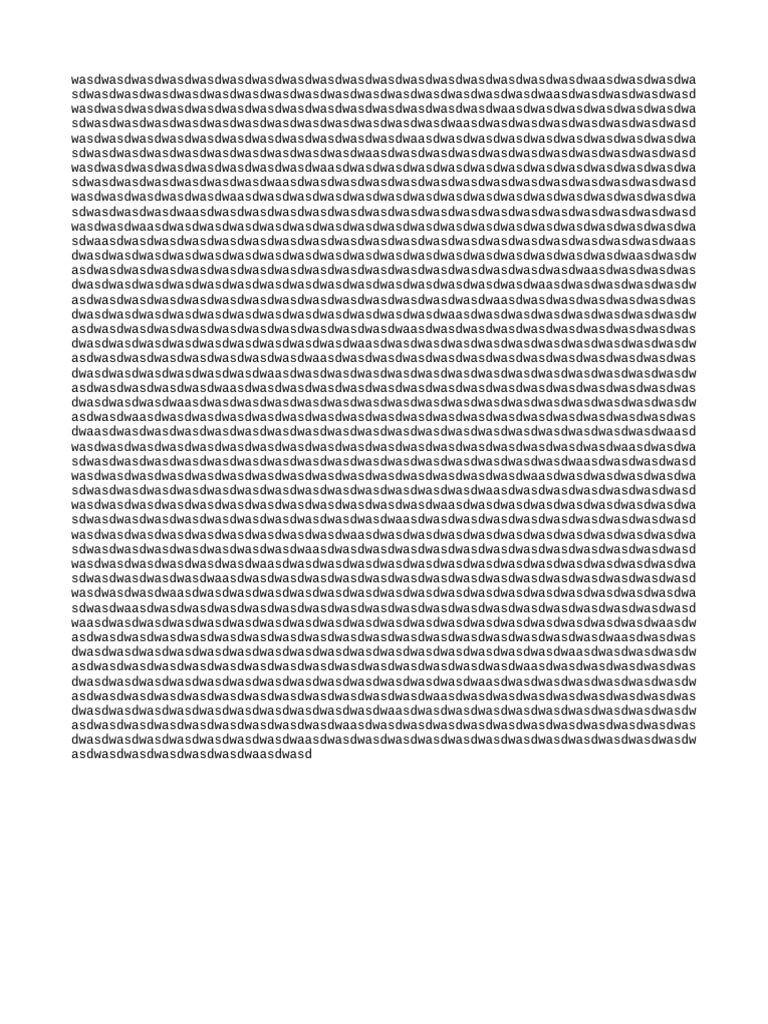 WASD Practice | PDF