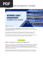Data Center Cable Tray Design Guide | PDF | Optical Fiber | Data Center