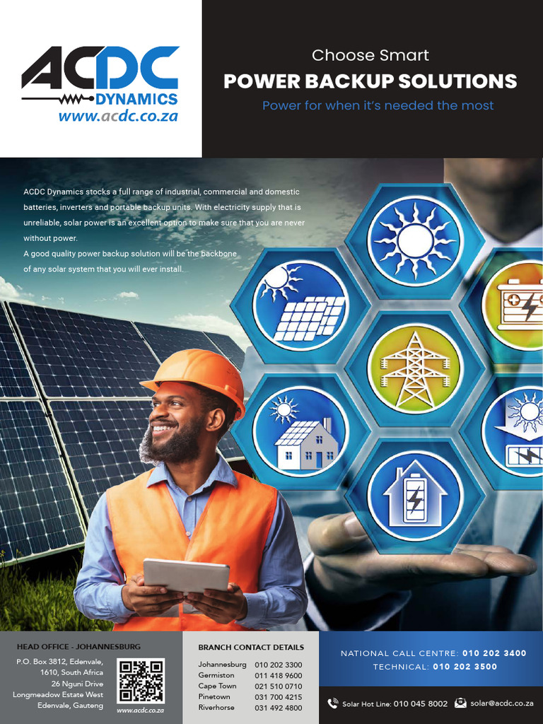 ACDC Dynamics Power Backup Solutions | PDF | Battery Charger | Lithium ...
