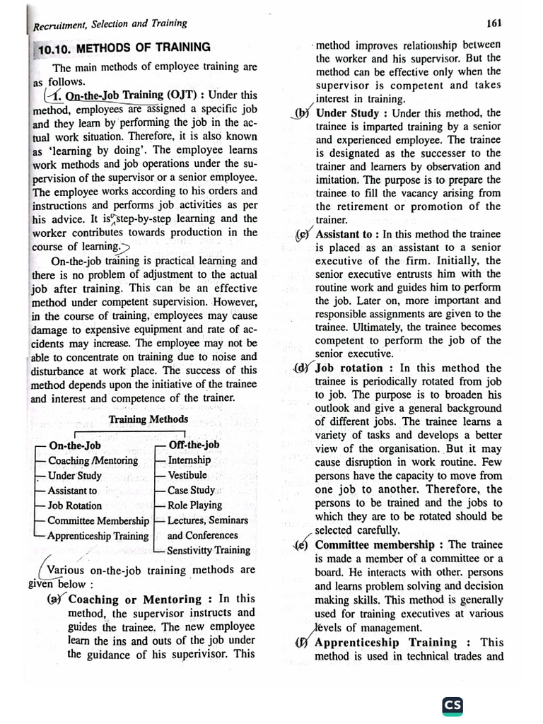 Methods of Training | PDF