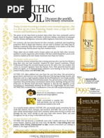 Yves Rocher Brand Brochure  Perfume  Cosmetics