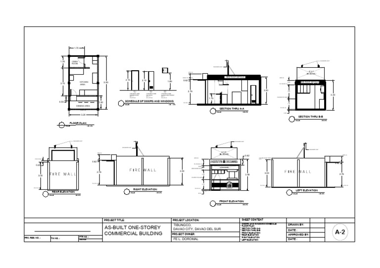 Blue Print Architectural 2 | PDF | Components | Civil Engineering