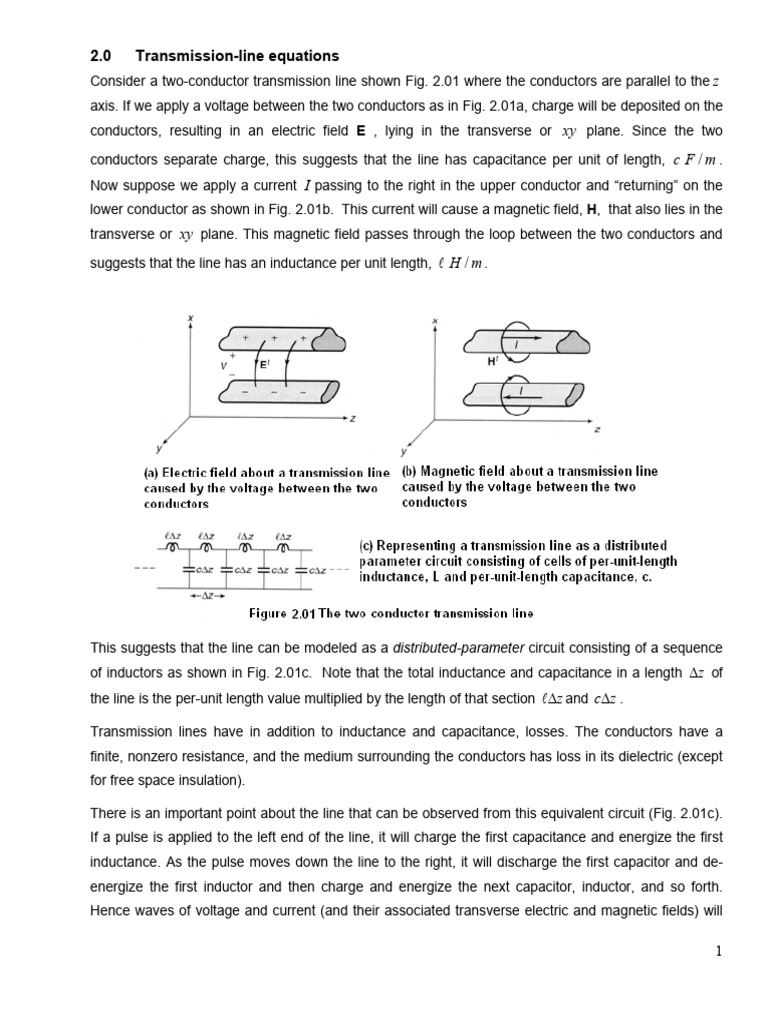 Transmission Line Theory Explained | PDF | Electrical Network ...