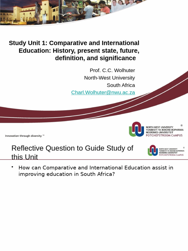 8.1.6.2. VGLO624 Ppt. Study Unit 1 | PDF | Liberal Arts Education