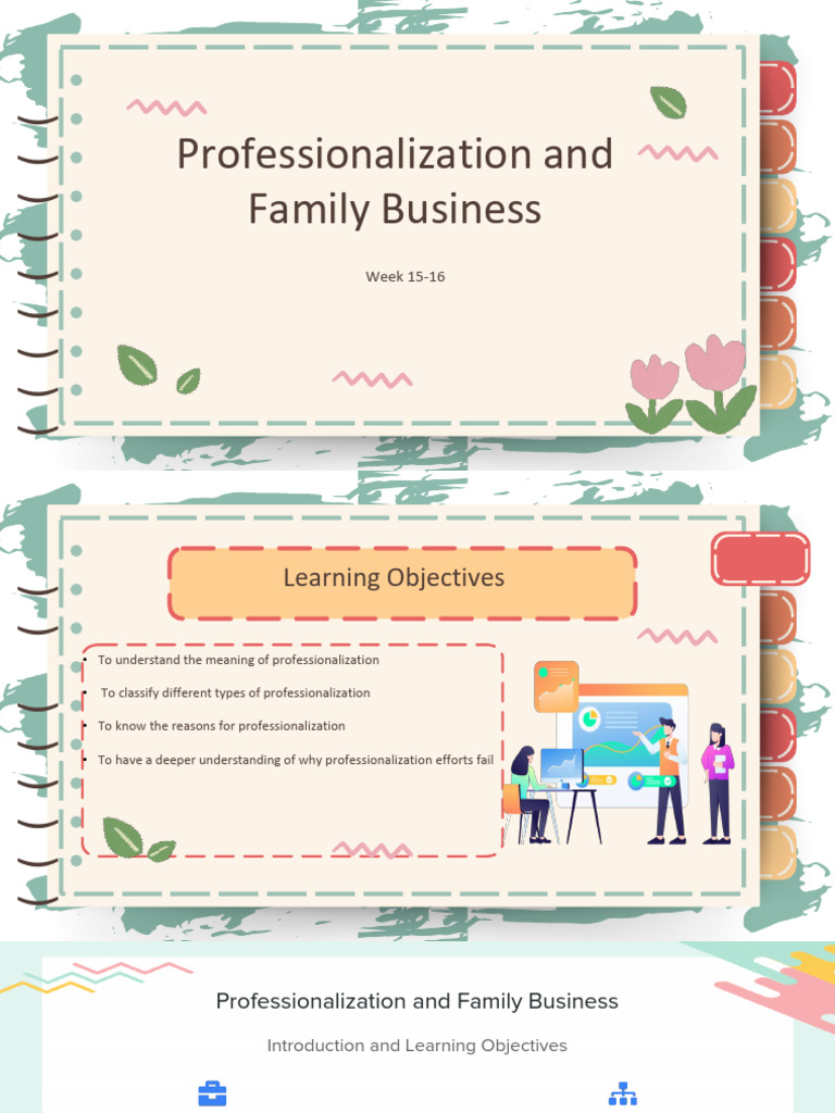 Week 15 16 Professionalization and Family Business (1) | PDF ...