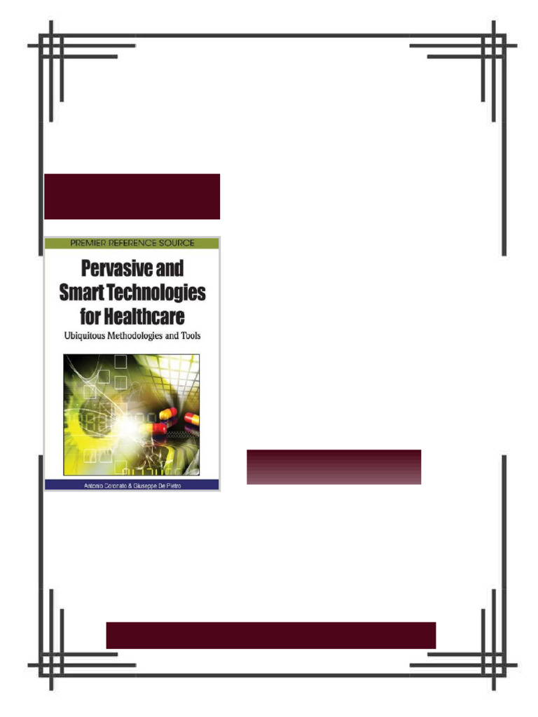 Pervasive and Smart Technologies for Healthcare Ubiquitous ...