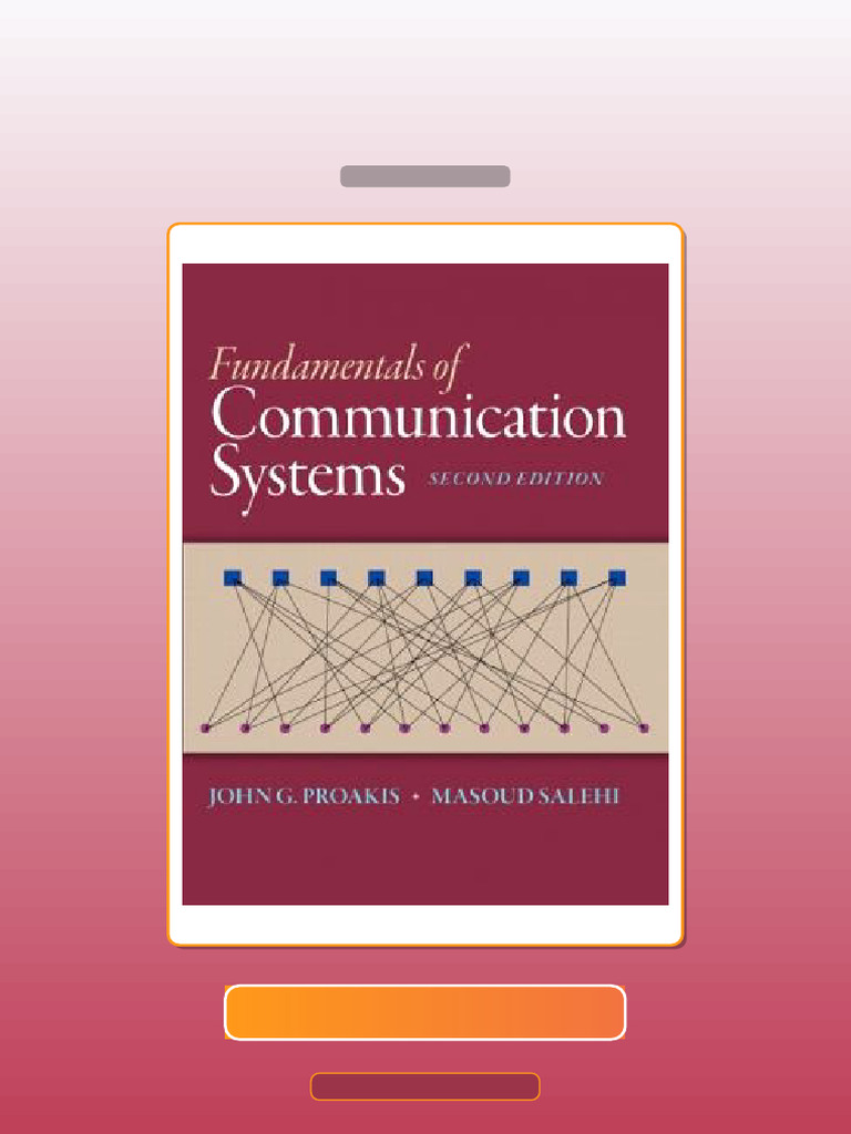 Test Bank for Fundamentals of Communication Systems 2E J G Proakis M ...