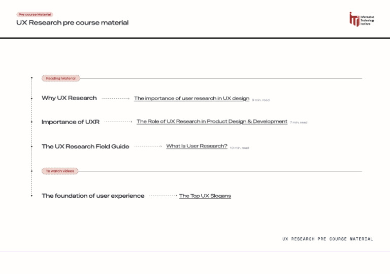 Importance of UX Research in Design | PDF