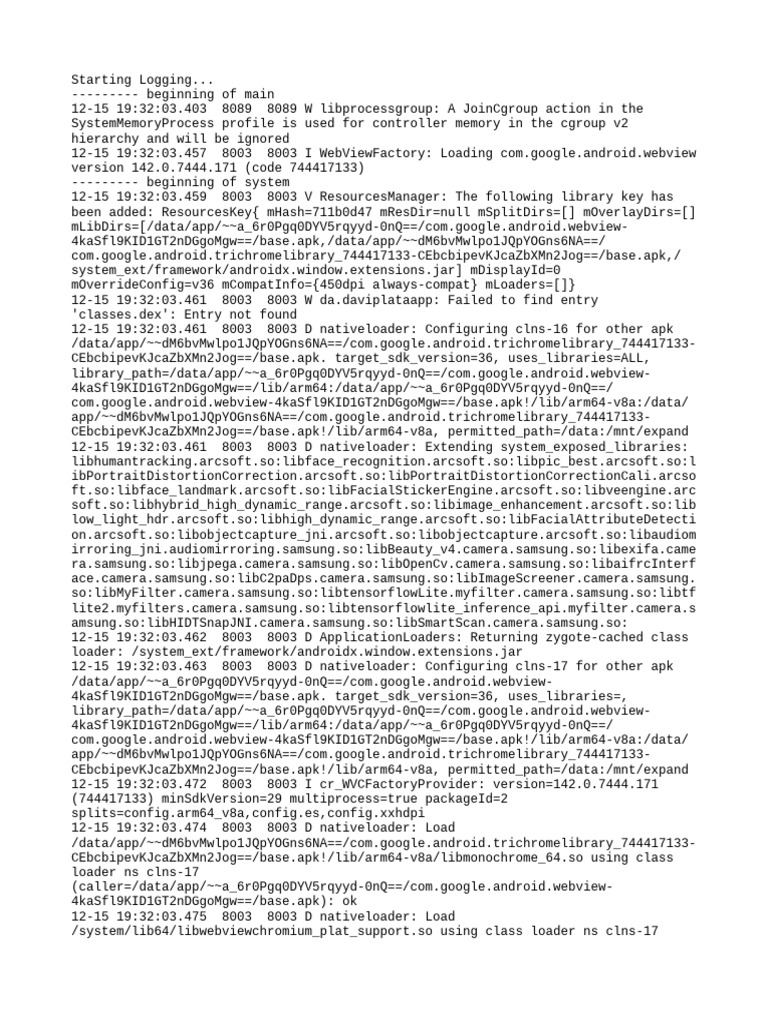Android WebView Logging Details | PDF | Software Engineering | Mobile ...