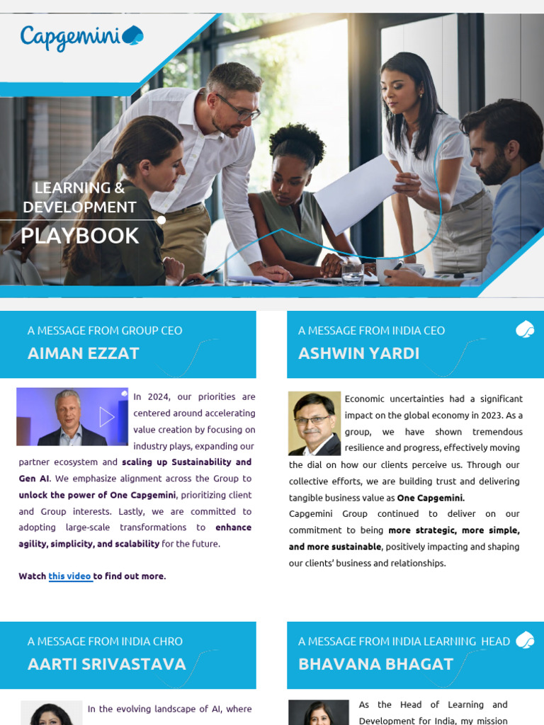 Capgemini Learning & Development Guide | PDF | Leadership | Learning