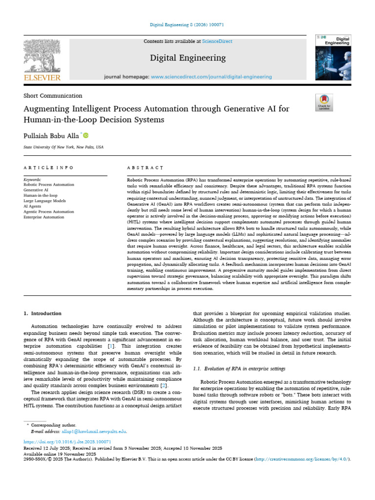 Generative AI Enhances RPA Systems | PDF | Artificial Intelligence ...