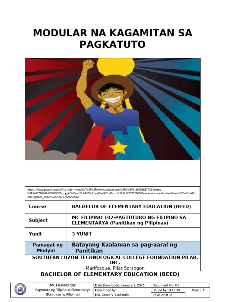 Modyul 1 | PDF