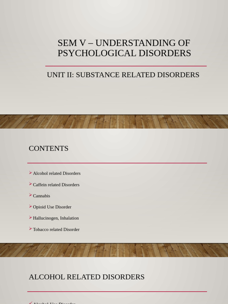 Understanding Alcohol-Related Disorders | PDF | Mental Disorder ...