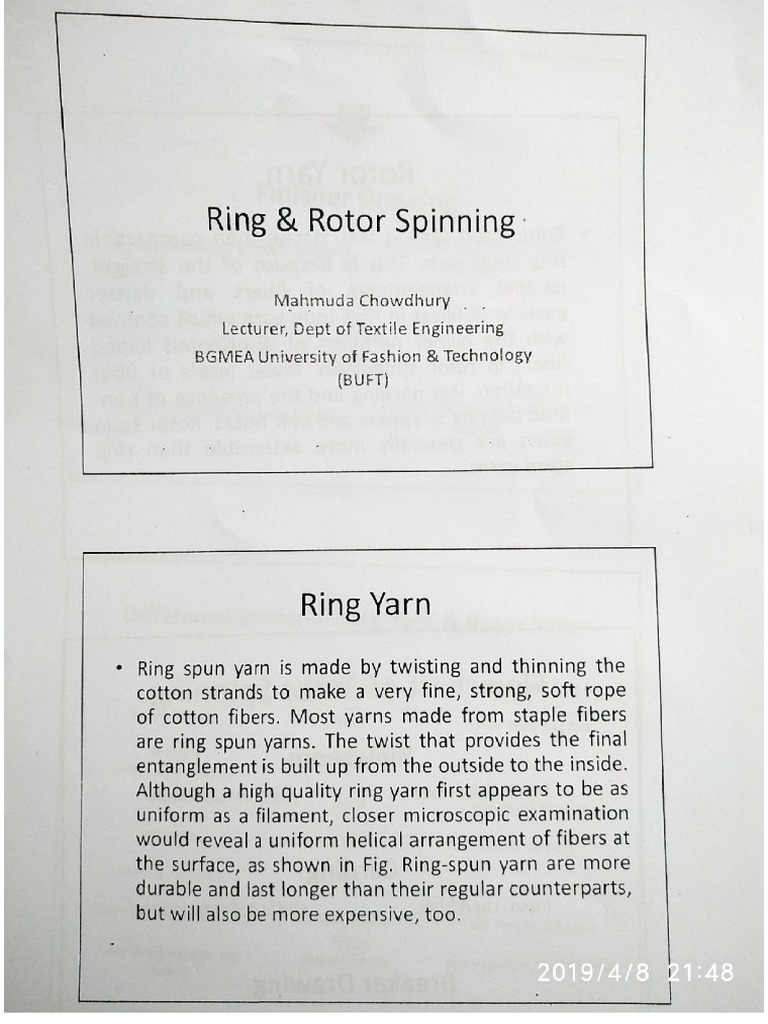 Ring - Rotor Sining | PDF
