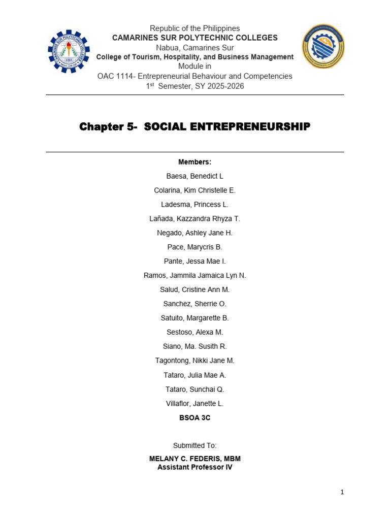 Understanding Social Entrepreneurship | PDF | Social Entrepreneurship ...