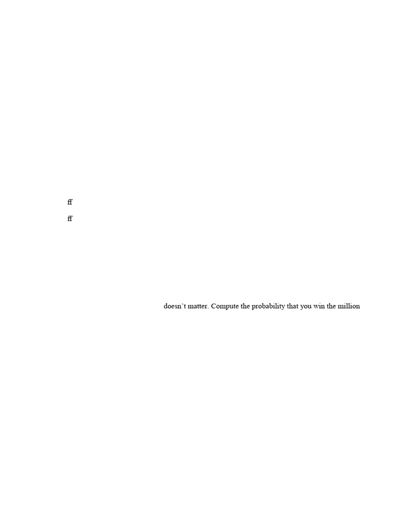 DW2 With Solution Proba | PDF | Statistical Theory | Probability