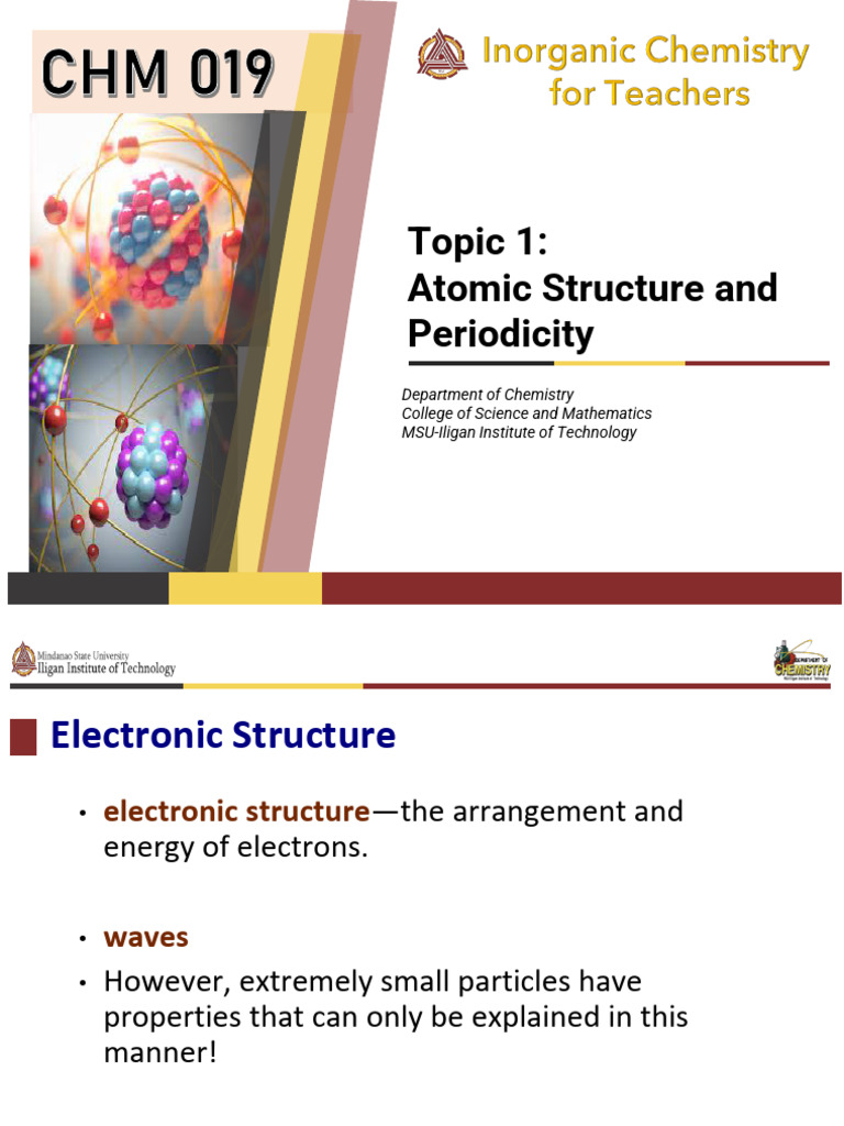 Atomic Structure and Electromagnetic Waves | PDF | Atomic Orbital ...