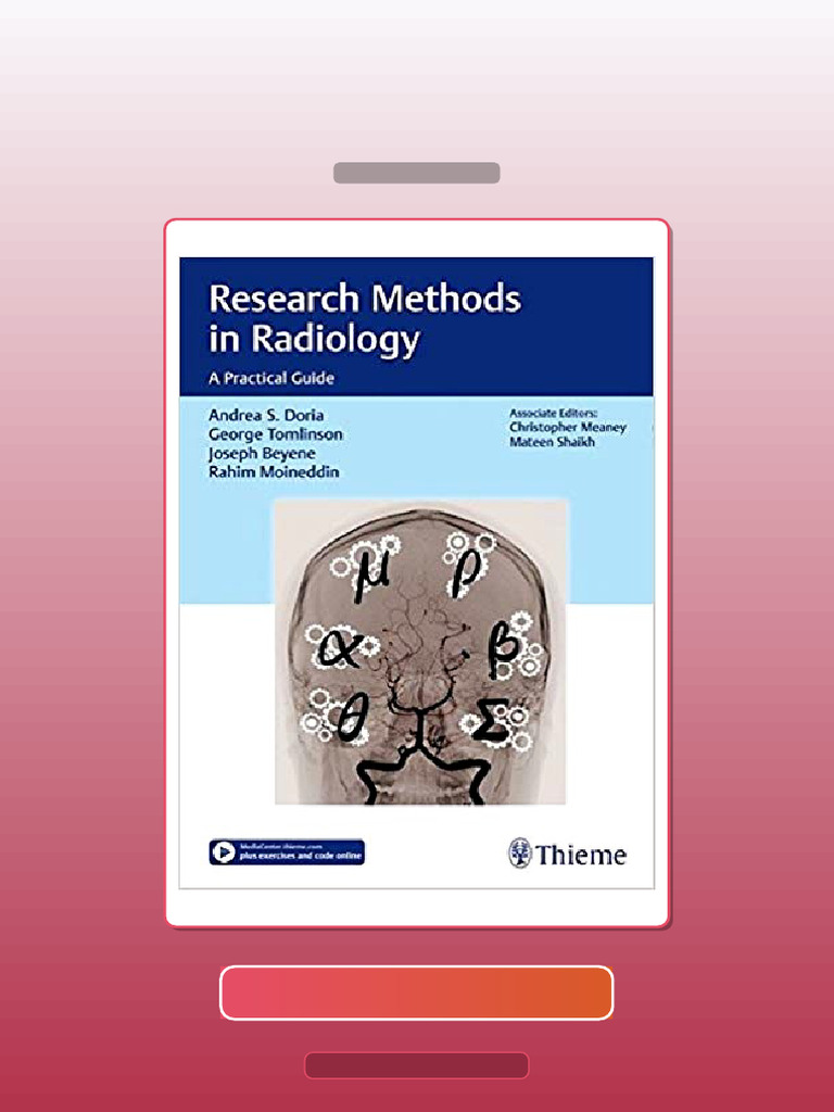 Test Bank for Research Methods in Radiology by Andrea S Doria George ...