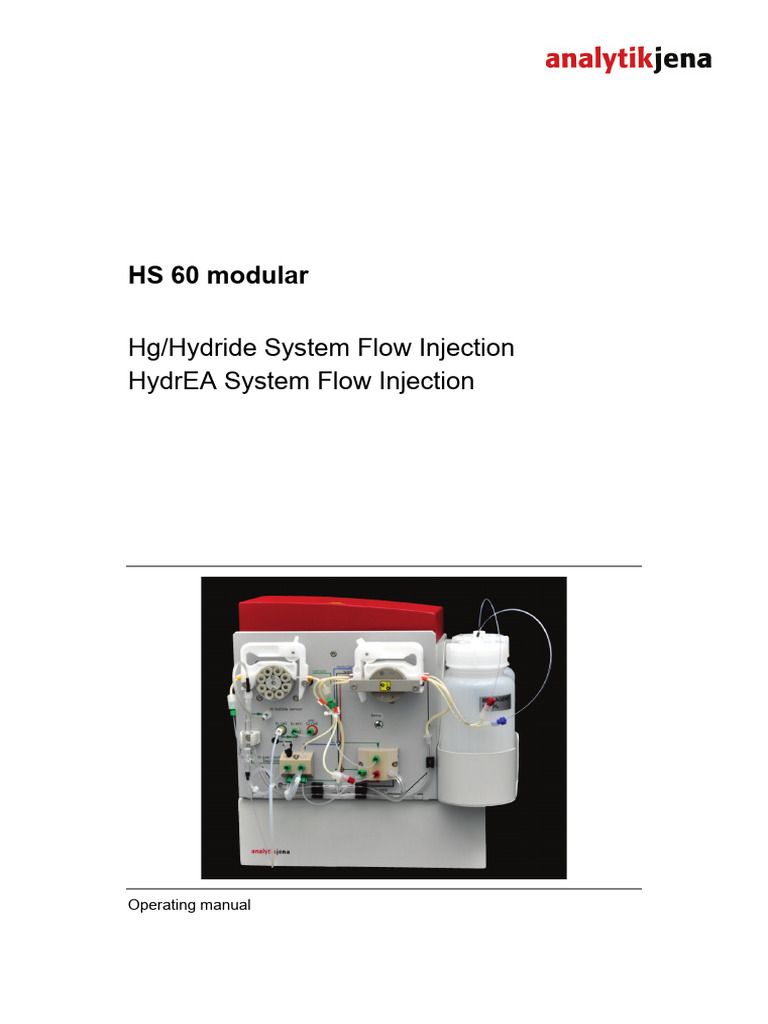 HS 60 Modular Operating Manual | PDF | Safety | Sodium Hydroxide