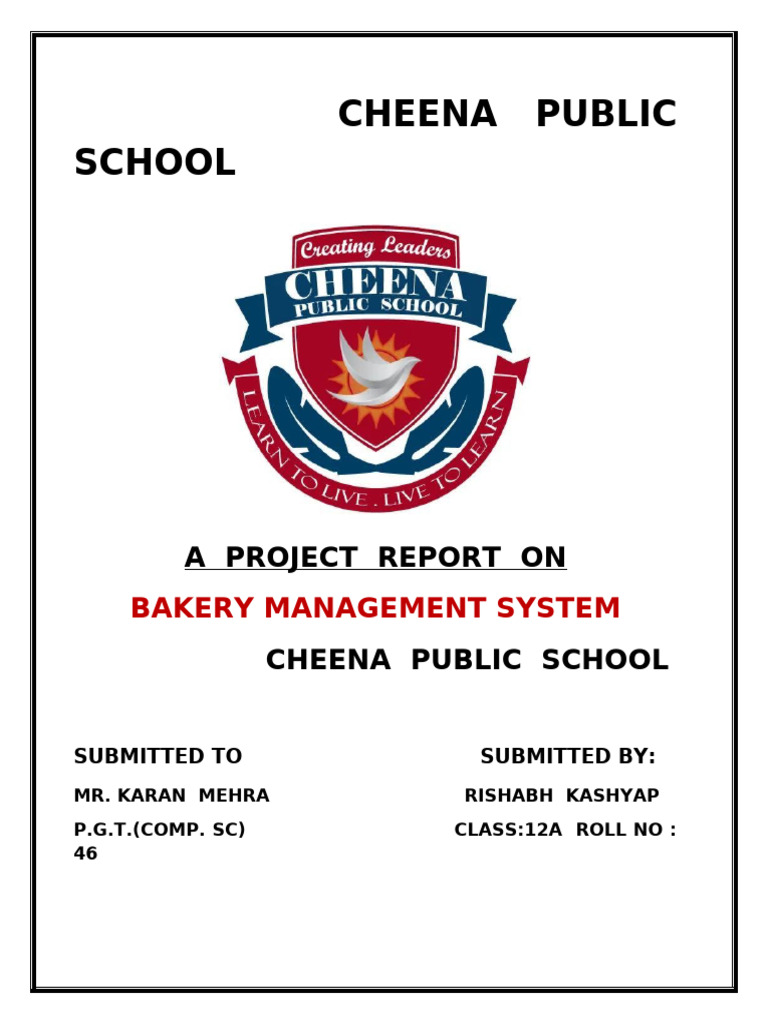 rishabh project file cs | PDF