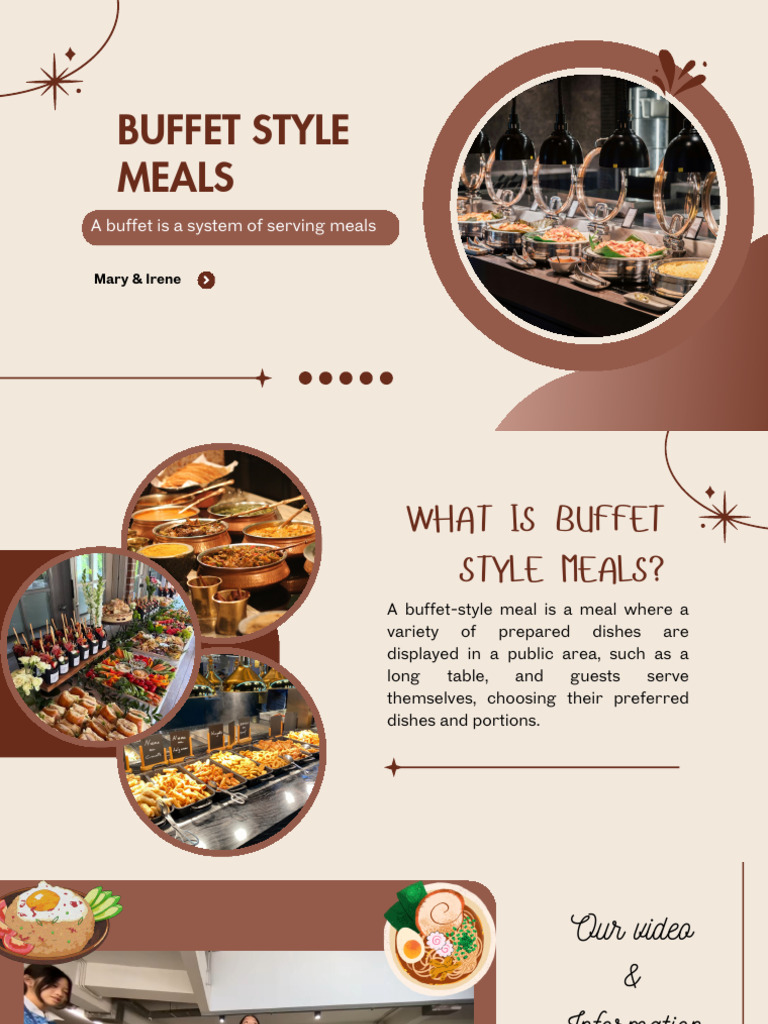 Understanding Buffet Style Meals | PDF