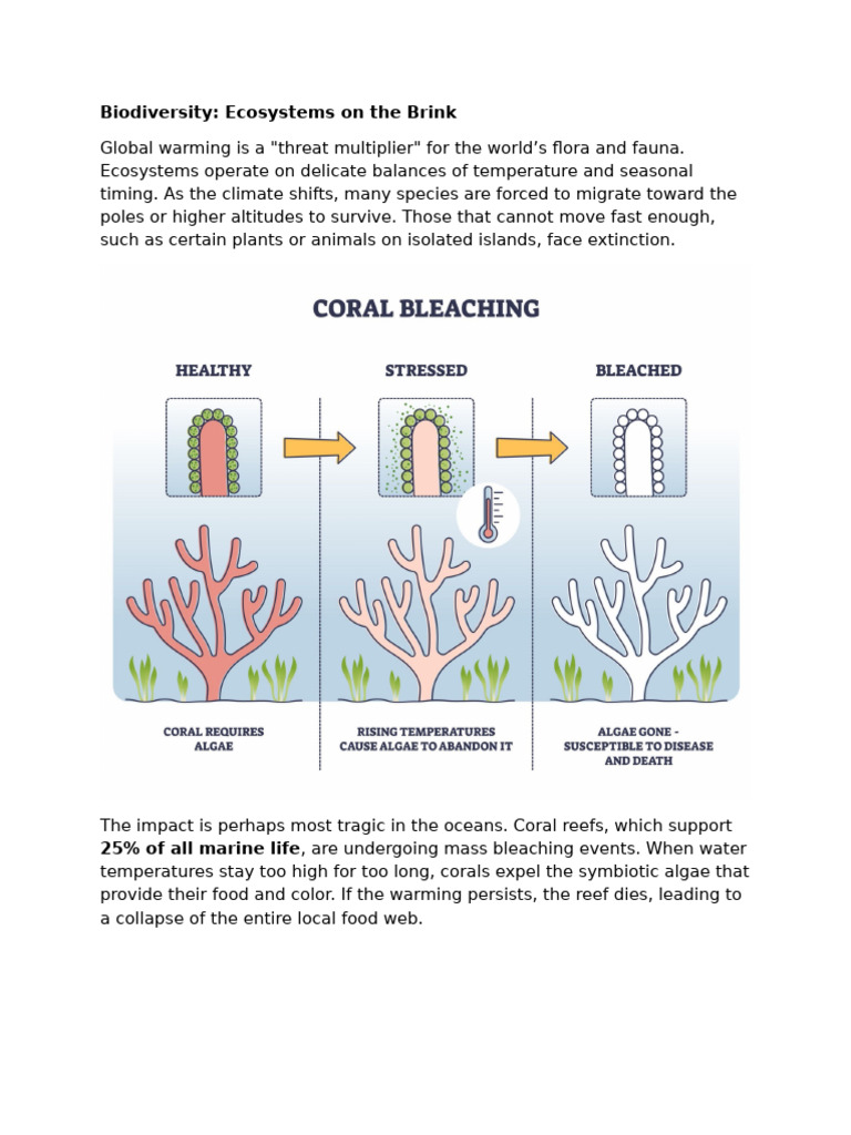 Biodiversity Crisis: Ecosystems at Risk | PDF