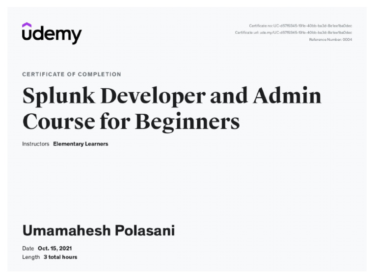 Splunk Certification | PDF