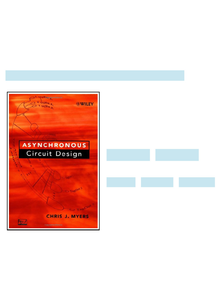 Asynchronous Design E Bk 1st Edition Chris J. Myers available all ...