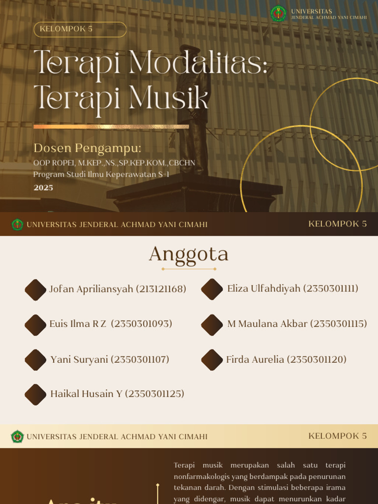 Manfaat dan Jenis Terapi Musik | PDF