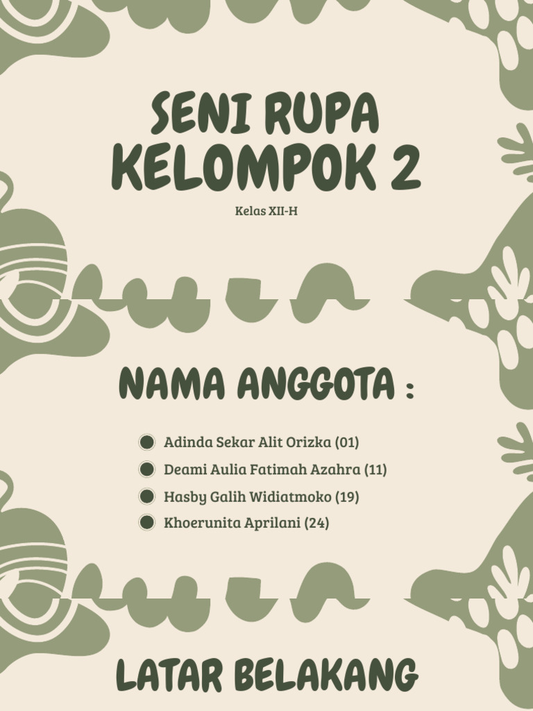 Jenis-Jenis Seni Rupa dan Contohnya | PDF
