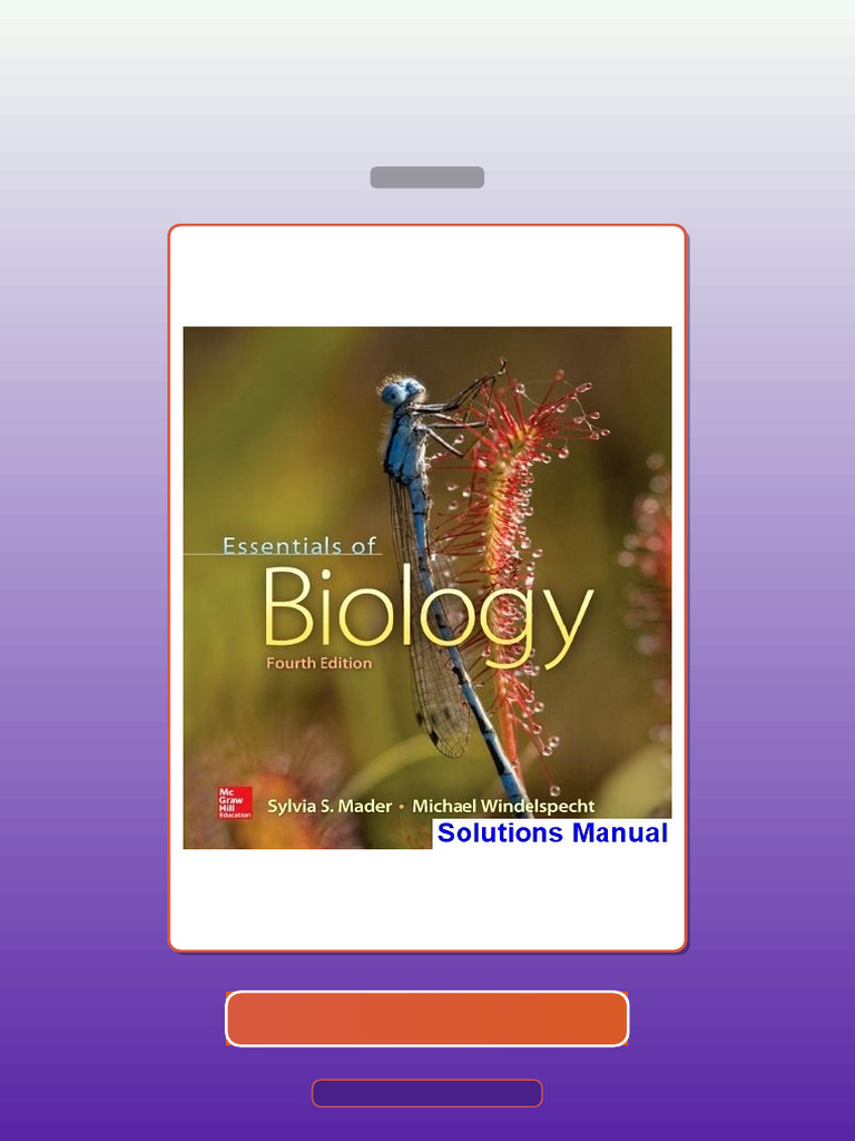 Test Bank for Essentials of Biology 4th Edition Mader | PDF | Multiple ...
