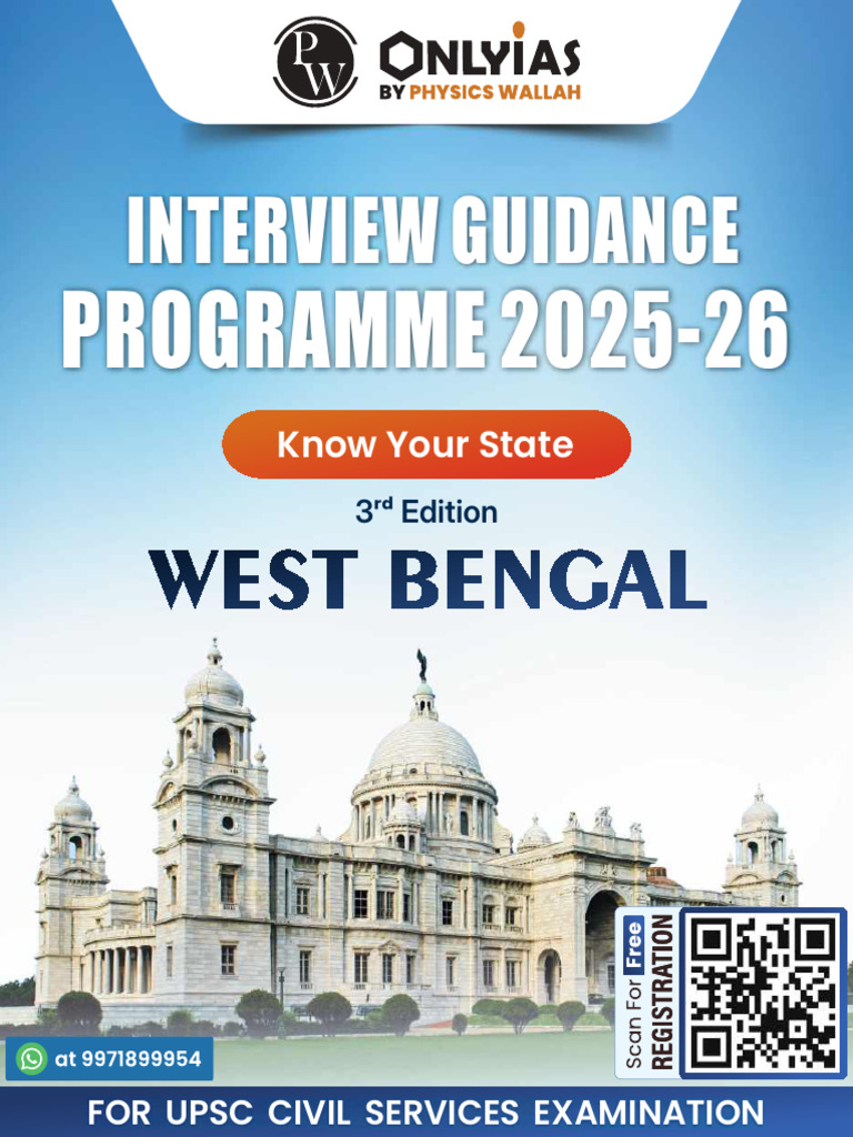 West Bengal UPSC Interview Guide 2025 | PDF | Bengal | Rabindranath Tagore