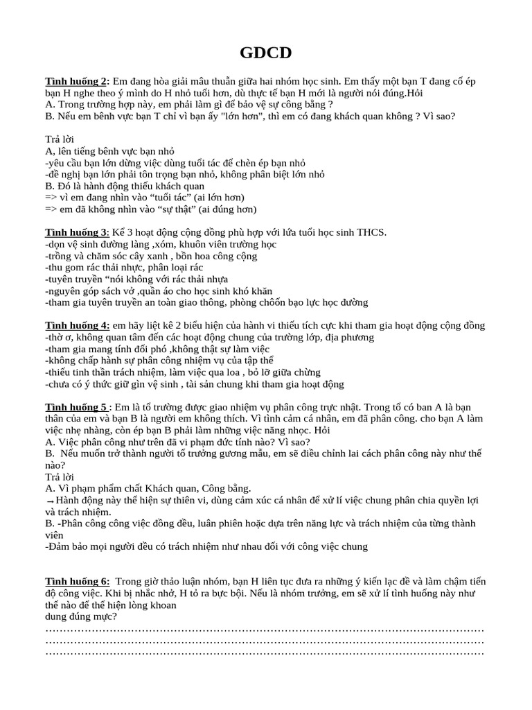 GDCD 2 | PDF